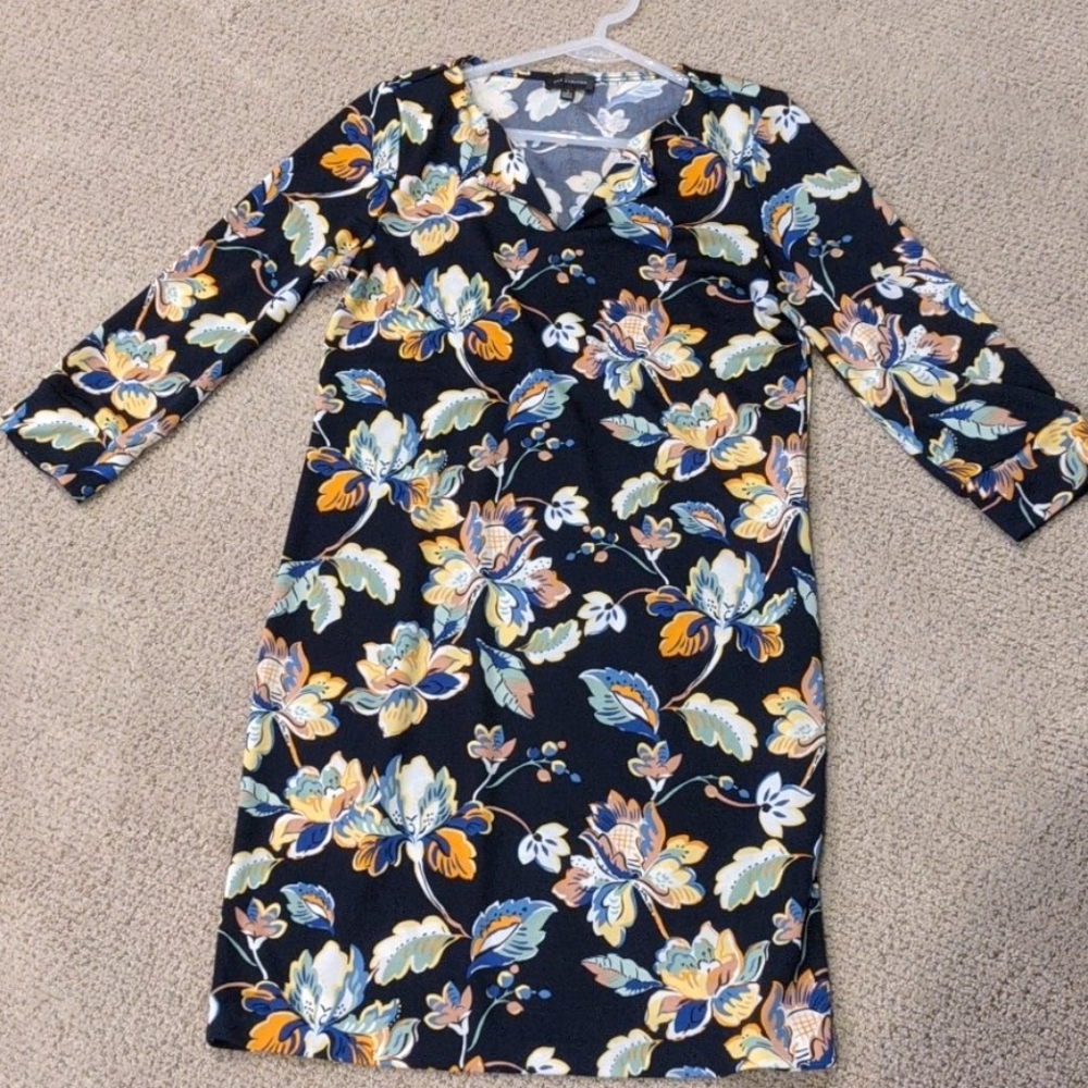 The Limited 3/4 Sleeve Floral Dress